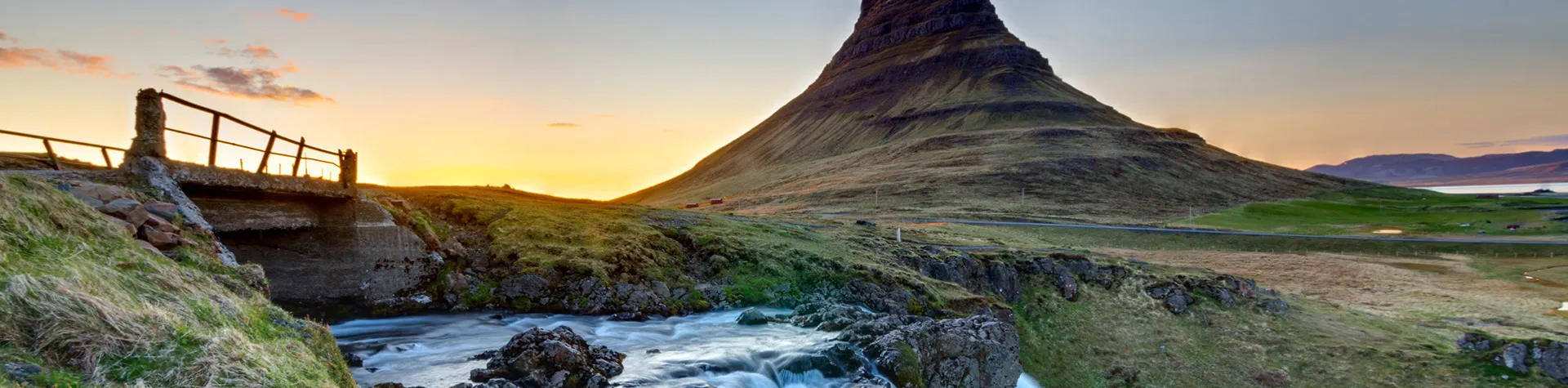 kirkjufell, sydkusten, island