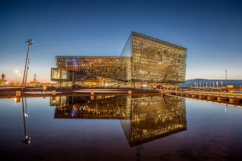 harpa, island, konsert