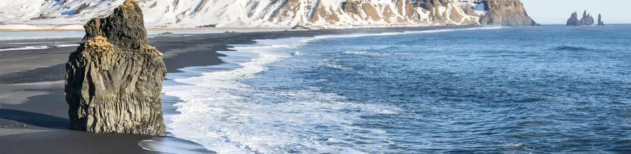 lavastrand, sydkusten, reynisfjara, island