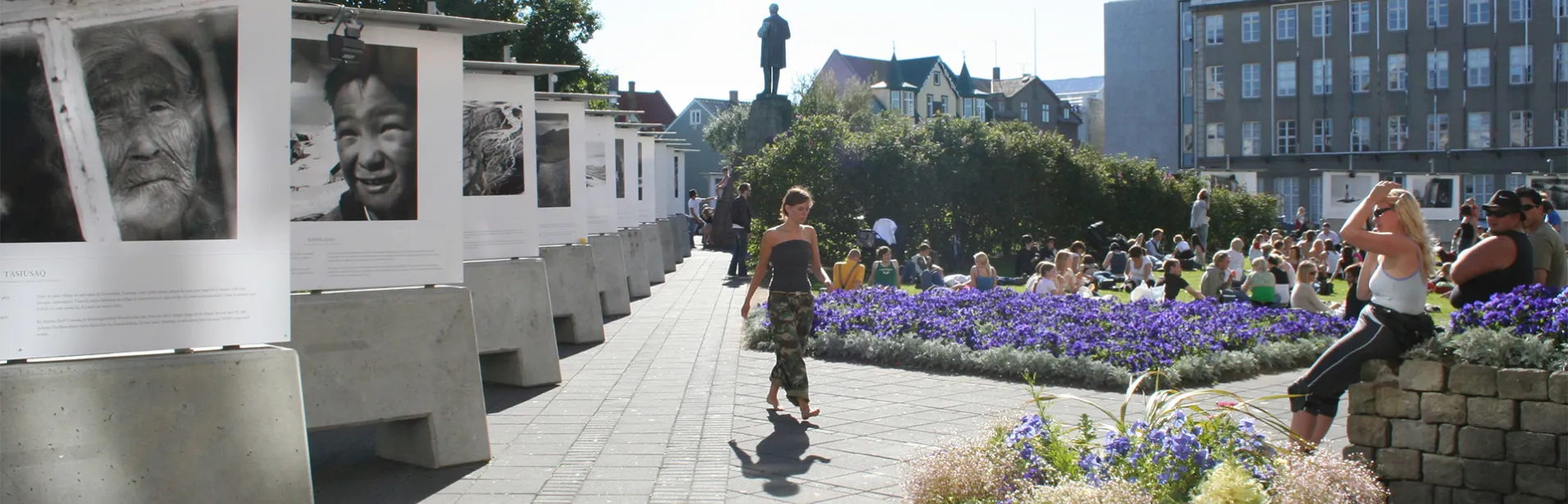 austurvollur, reykjavik, island